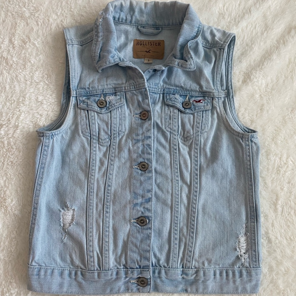 Hollister Faded Blue Denim Jacket